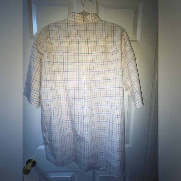 Enro Men’s Multi-color No-iron Button Down Short Sleeve Shirt XLT - Picture 4 of 5